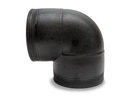 Отвод электросварной 90° PN16 SDR11 PE100 D225 Отвод электросварной 90° PN16 SDR11 PE100 D225